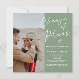 Ankündigung moderner Hochzeitspläne