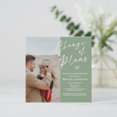 Ankündigung moderner Hochzeitspläne (Stehend Vorderseite)