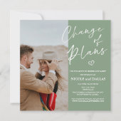 Ankündigung moderner Hochzeitspläne (Vorderseite)