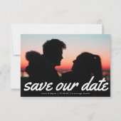 Ankündigung moderner Multi-Foto-Texte (Vorderseite)