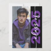 Ankündigung moderner, mutiger Typografie-Abschluss (Vorderseite)