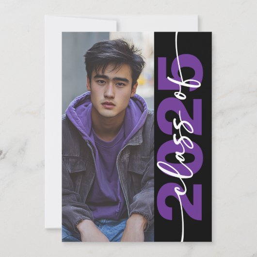 Ankündigung moderner, mutiger Typografie-Abschluss (Vorderseite)