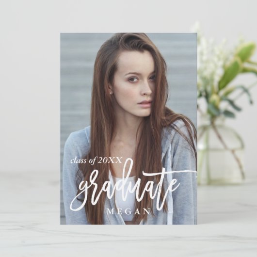 Ankündigung moderner Pinselart Abschluss (Stehend Vorderseite)