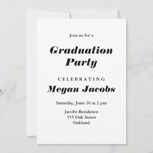 Ankündigung moderner Pinselart Abschluss (Rückseite)