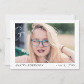 Ankündigung moderner Script-Abschluss (Vorderseite)