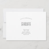 Ankündigung moderner Script-Abschluss (Rückseite)