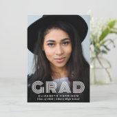 Ankündigung moderner Typografie-Foto-Abschluss (Stehend Vorderseite)