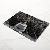 Ankündigung moderner Typografie-Foto-Abschluss (Gedreht)