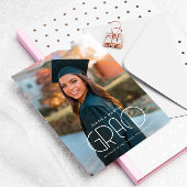 Ankündigung moderner Typografie-Foto-Abschluss