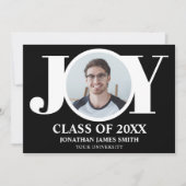 Ankündigung moderner Typografie-Foto-Abschluss (Vorderseite)