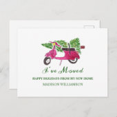 Ankündigung | Neue Zuhause für Feiertage Postkarte (Vorne/Hinten)