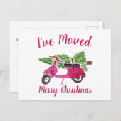 Ankündigung | Neue Zuhause für Feiertage Postkarte (Vorne/Hinten)