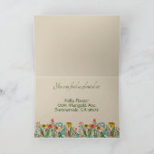 Ankündigung neuer botanischer Zuhause (Innenseite)