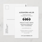 Ankündigung neuer Unternehmen Postkarte (Vorne/Hinten)