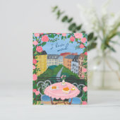 ANKÜNDIGUNG NEUER Zuhause-Adressbuchansicht Postkarte (Stehend Vorderseite)