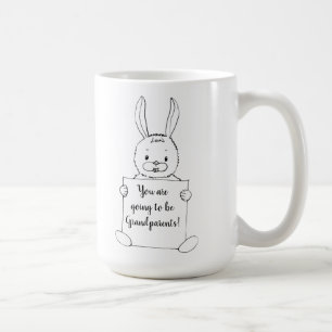Ankündigung Niedlicher Großeltern Kaffeetasse