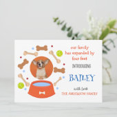 Ankündigung niedlicher Hunde Adoption Foto (Stehend Vorderseite)