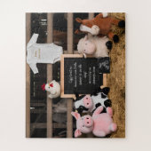 Ankündigung niedlicher Landtiere — Digitale Schwan Puzzle (Vertikal)