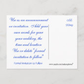 Ankündigung oder Einladung (Rückseite)