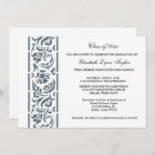 Ankündigung oder Einladung des Blue Edge Abschluss (Vorne/Hinten)