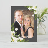 Ankündigung oder Einladung von weißem und grauem F (Stehend Vorderseite)