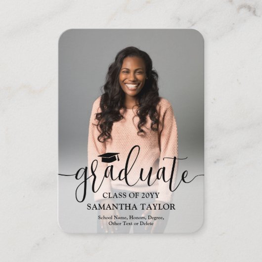 Ankündigung oder Party Einladung von Mini-Abschlüs (Vorderseite)