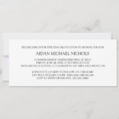 Ankündigung/Party Einladungen des Abschlusses [Sch (Rückseite)