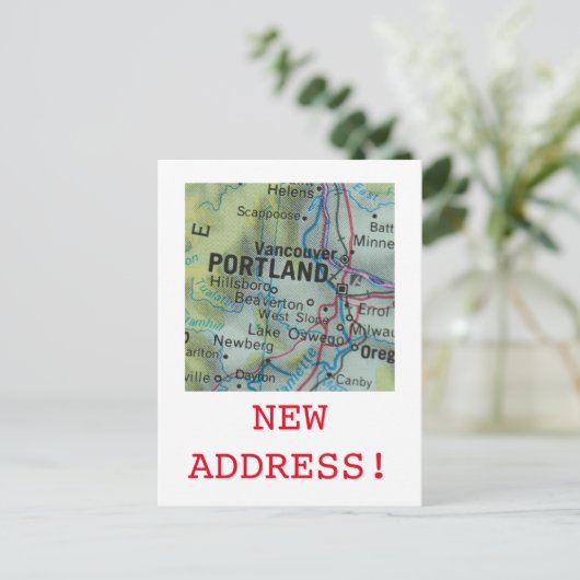 Ankündigung Portland New Address (Stehend Vorderseite)