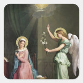 Ankündigung Quadratischer Aufkleber (Vorderseite)