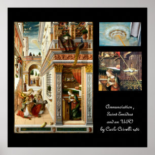 Ankündigung, Saint Emidius und ein UFO Poster