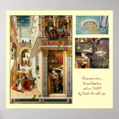 Ankündigung, Saint Emidius und ein UFO Poster (Vorne)