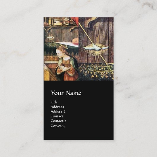 Ankündigung, Saint Emidius und ein UFO Visitenkarte (Vorderseite)