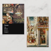 Ankündigung, Saint Emidius und ein UFO Visitenkarte (Vorne/Hinten)