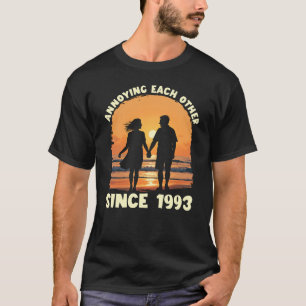 Ankündigung seit 1993 Jahrestag T-Shirt