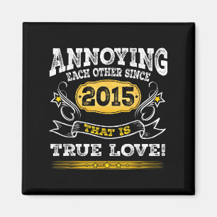Ankündigung seit 2015 zum Hochzeitstag Magnet