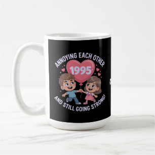 Ankündigung seit dem Hochzeitstag 1995 Kaffeetasse