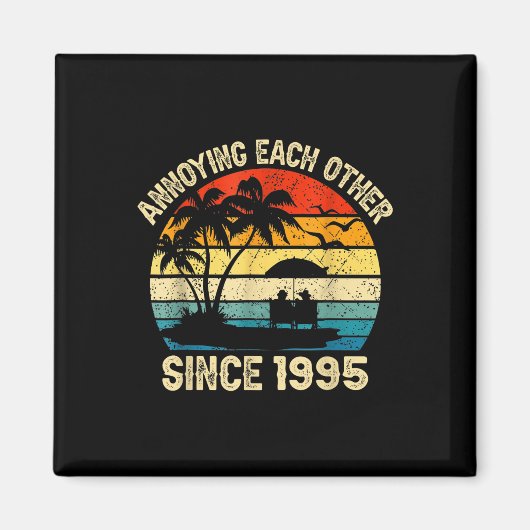 Ankündigung seit dem Hochzeitstag 1995 Magnet (Vorne)