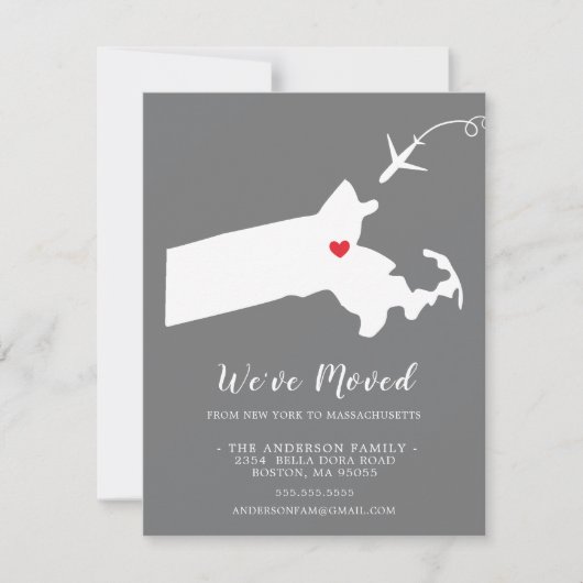 Ankündigung | Staat MASSACHUSETTS (Vorderseite)