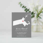 Ankündigung | Staat MASSACHUSETTS (Stehend Vorderseite)