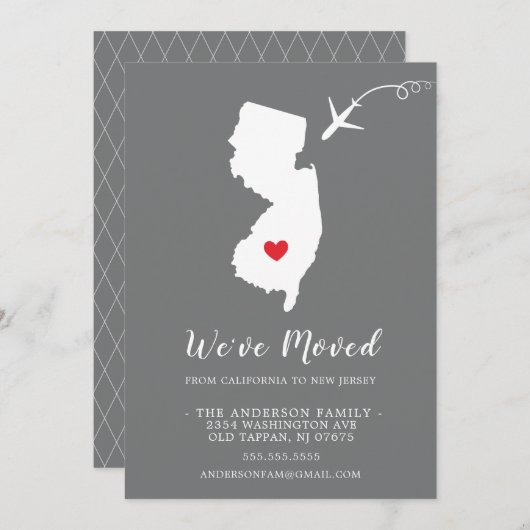 Ankündigung | Staat NEW JERSEY (Vorne/Hinten)