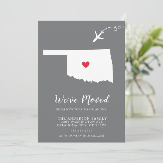 Ankündigung | Staat OKLAHOMA (Stehend Vorderseite)