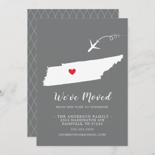 Ankündigung | Staat TENNESSEE (Vorne/Hinten)