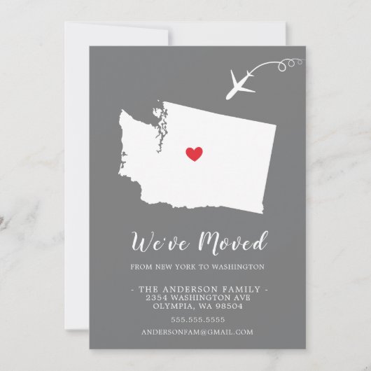 Ankündigung | Staat WASHINGTON (Vorderseite)