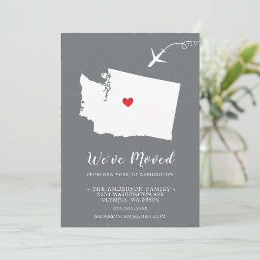 Ankündigung | Staat WASHINGTON (Stehend Vorderseite)