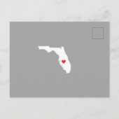 Ankündigung | Staaten Florida Postkarte (Rückseite)