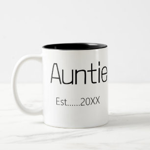 Ankündigung Trendy Auntie etabliert Personal Zweifarbige Tasse