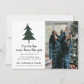 Ankündigung über das Foto für Weihnachtsfeiertage (Vorderseite)