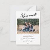 Ankündigung über das Verschieben von Fotos mit ein (Vorderseite)