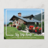 Ankündigung über das Wechseln meines neuen Zuhause (Vorderseite)