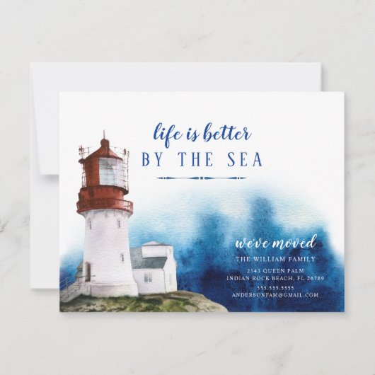 Ankündigung über den Bau eines Leuchtturms an der (Vorderseite)